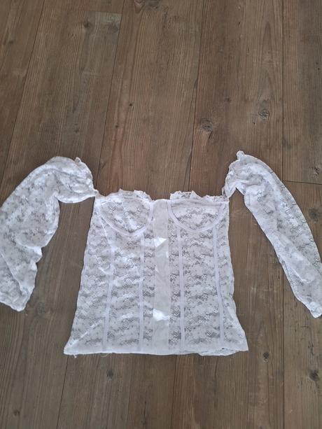 Cipkovy biely top, s