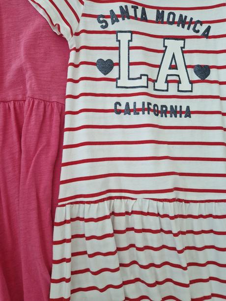 Šaty vel.110/116, 3ks, h&m,110