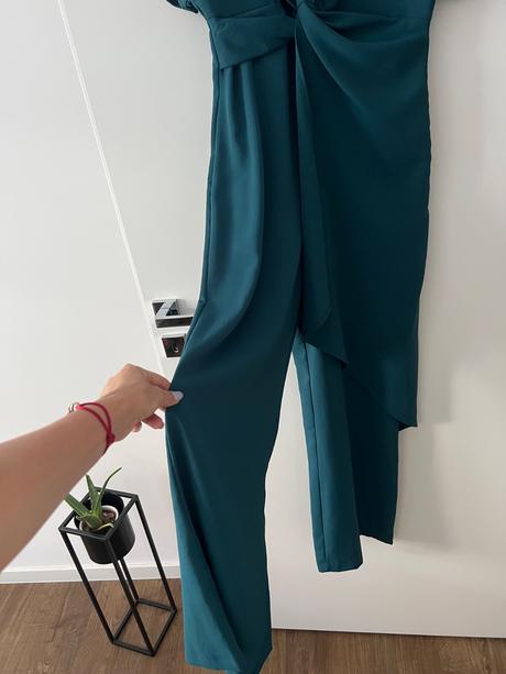 Nohavicový palazzo overal zara, zara,s