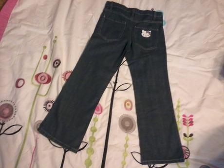 Dievčenské rifle sanrio - 8rokov., 128