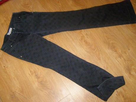 Fishbone nohavice s károvanou vzorkou, fishbone,xs