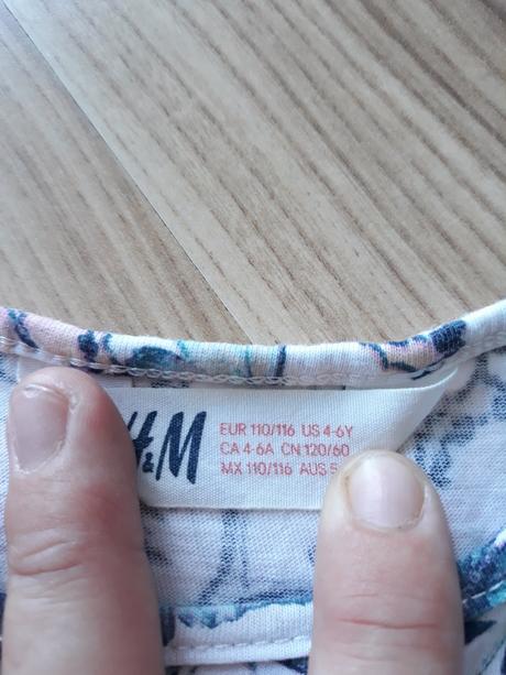 Šaty h&m č.110/116, h&m,110