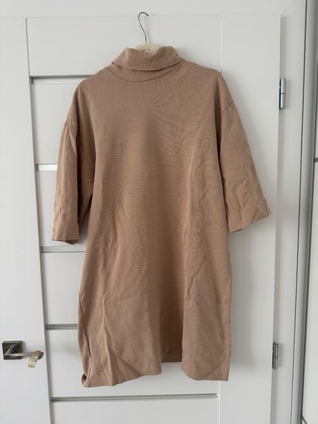 Bežove šaty zara, zara,m