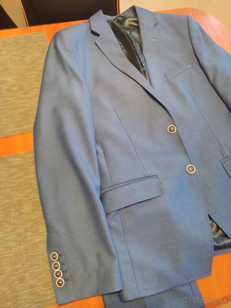 Oblek modrý 176/80, 176