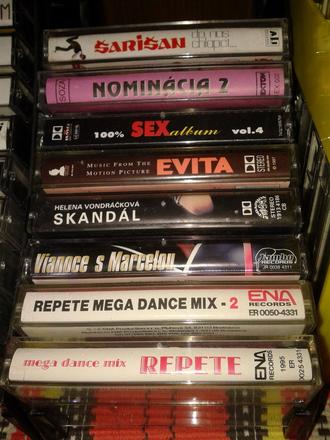 Rôzne retro mc kazety - originál,