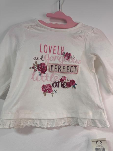 Tričko s 3/4 rukávmi a krajkou, george,56