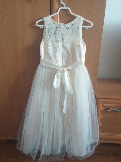 Dievčenské spoločenské šaty, 128