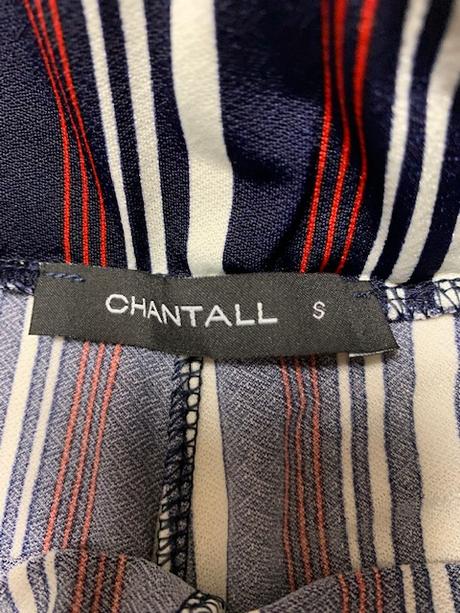 Tenké široké elastické nohavice s pásmi chantall, chantall,m