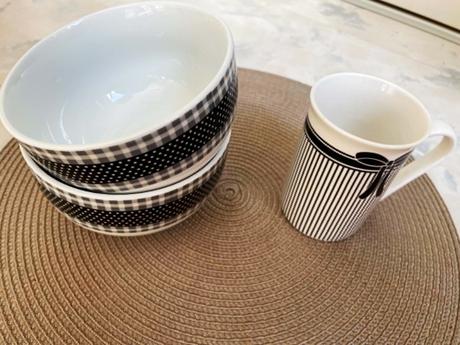 Porcelánové misky + hrnček 3 ks,