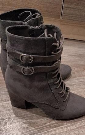 Sivé prechodné čižmy zn. graceland, graceland,39