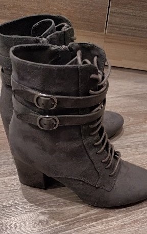 Sivé prechodné čižmy zn. graceland, graceland,39