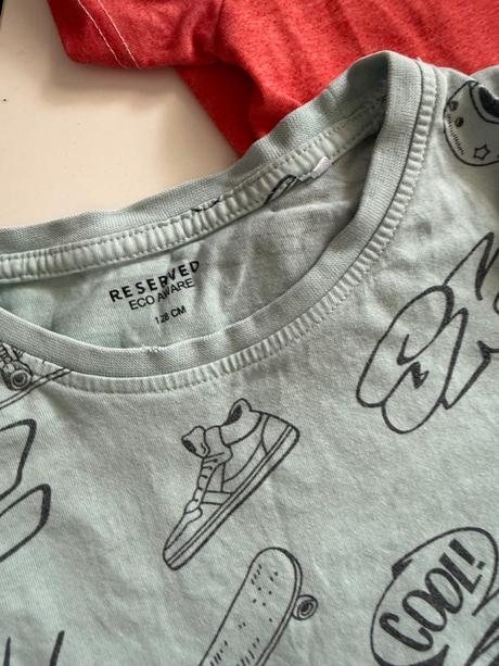 Trička krátky rukáv 122/128, h&m,122