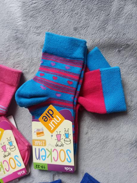 Ponožky, 2 páry, 19-22, 19 / 20 / 21 / 22