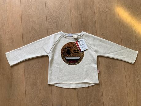 Mikina s flitrami, meniaci obrazok, zara,110