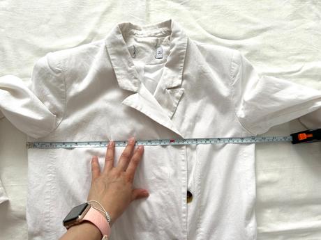 Biele ľanové sako, m