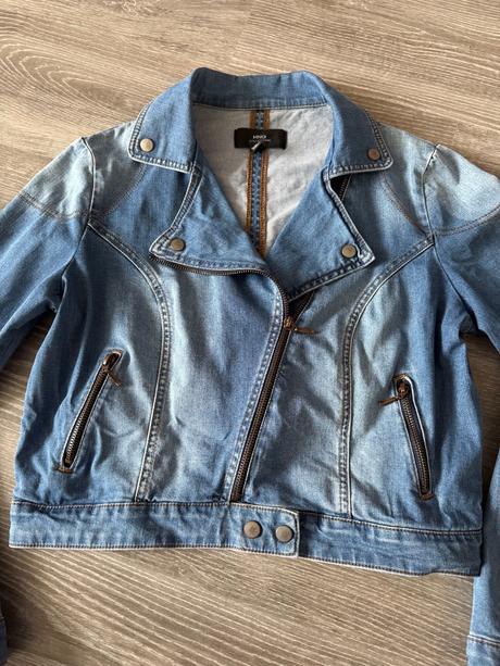 Rifľová bunda zn.mango, mango,l