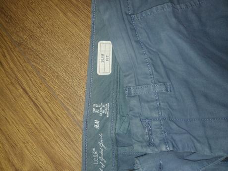 Nohavice slim, h&m,30