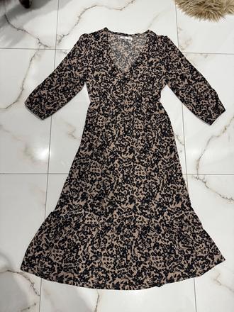 Ľahké dlhé dámske šaty m, sinsay,m