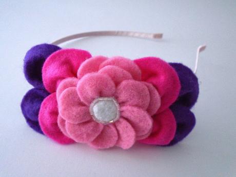 Dievčenské čelenky- rôzne farby, 