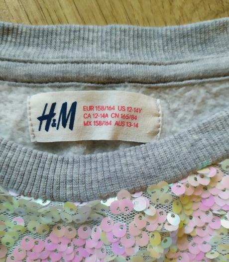 Mikiny 4 ks, h&m,164