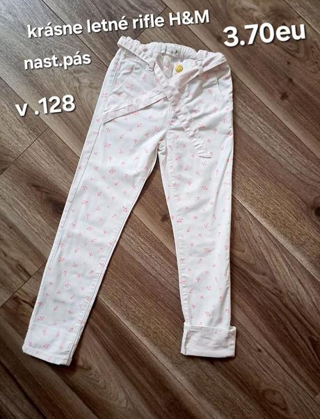 Letné rifle h&m, h&m,128