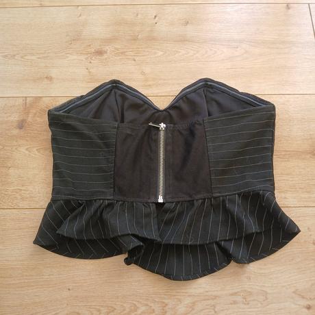 Čierny elastický korzet bershka, bershka,m