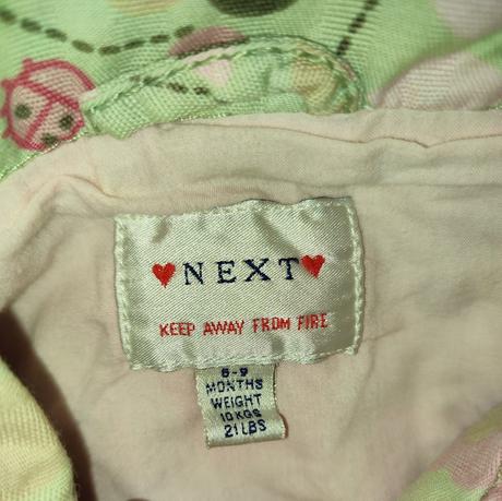 Nádherný kabátik next, 6-9m.,top stav, next,74
