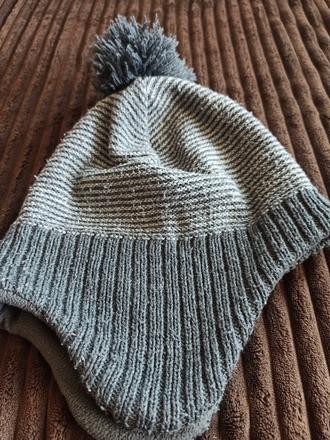 Čiapka, zimná, 128-, nosena, c&a,128