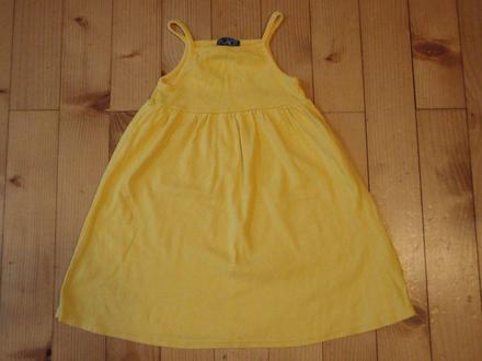 Žlté letné šaty pre 3r., 98