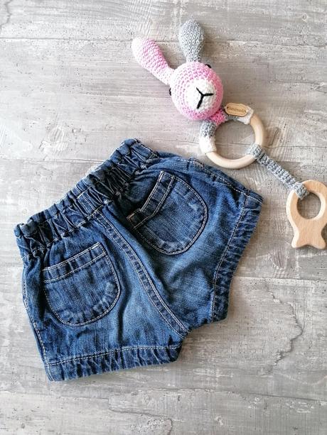 Krásne riflové kraťasy, old navy,80