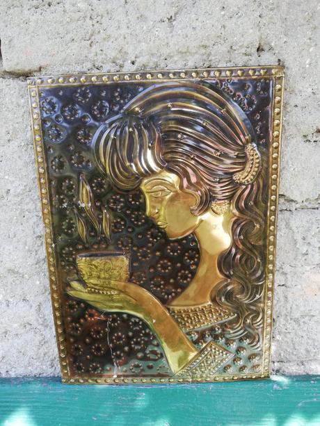 Kovový retro obraz, 