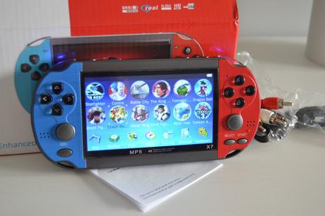 Mini konzola x7 plus prenosná, herná konzola, 