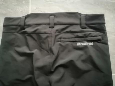 Softshell čierne kraťase alpinepro vl, alpine pro,l
