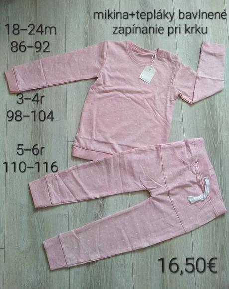 Detské veci z anglicka výpredaj ceny za 1/2, 104–116 / 122–134 / 68–80 / 86–98