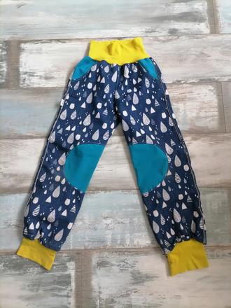 Softselove nohavice zateplene flisom vel. 128/134, 128