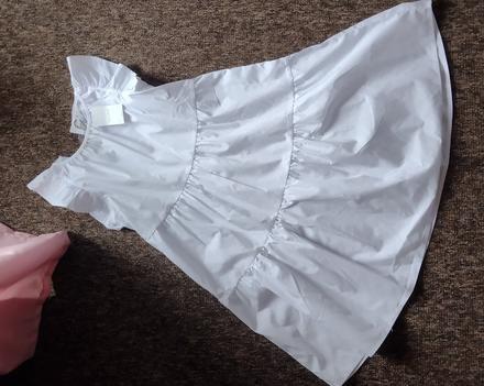 Biele letné šaty, gate,xs