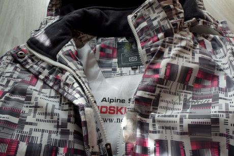 Biela/šedá/ružová vetrovka,v.xl,v.158-174, xl