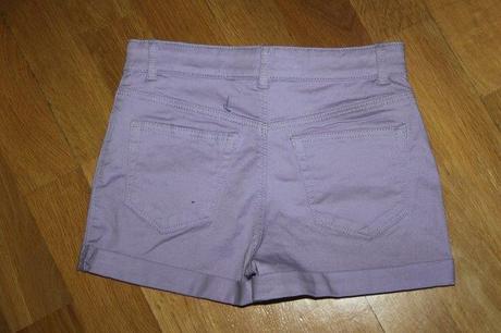 Fialové kraťasky, h&m,134