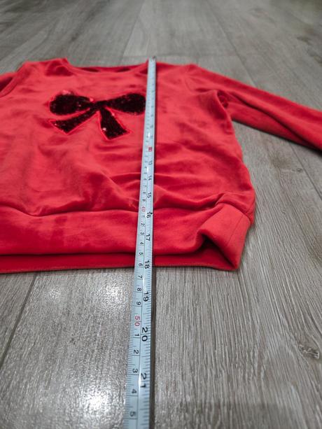 Vianočná červená mikina, 128