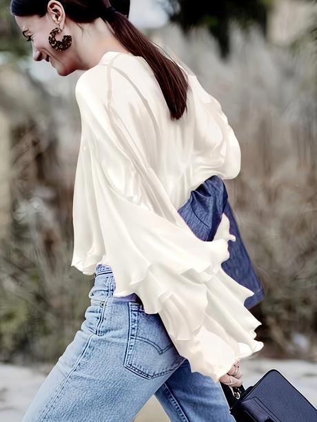 Volánová blúzka -m       2+1zadarmo, m