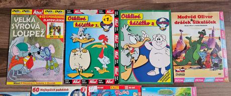 Dvd rozprávky 20 ks spolu,