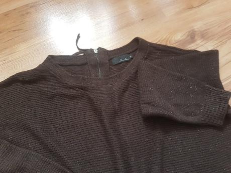 Mäkký trblietavý sveter/svetrík zn.fussil, m