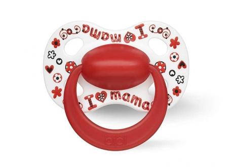 Bibi ortodontický cumlík happiness i love mama 0-6, bibi