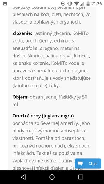 Aký je Váš názor na prípravok Orech čierny plus?