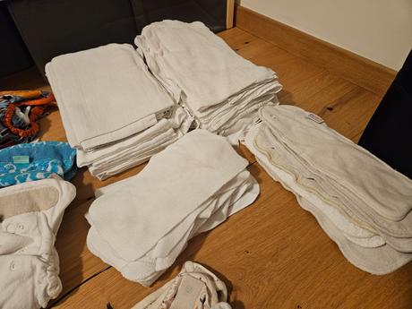 Latkove plienky s kyblom na plienky, bamboolik,7 kg - 18 kg