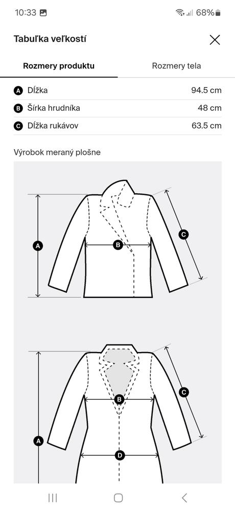 Jarný kabát / plášť mohito, mohito,38