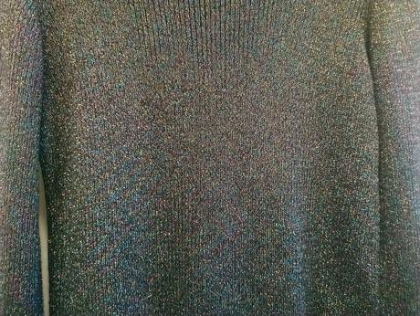 Dievčenský farebný lesklý top- rolák, matalan, matalan,146