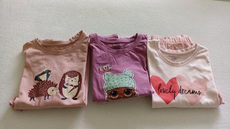 3xpyžamko veľ 122/128, lupilu,122