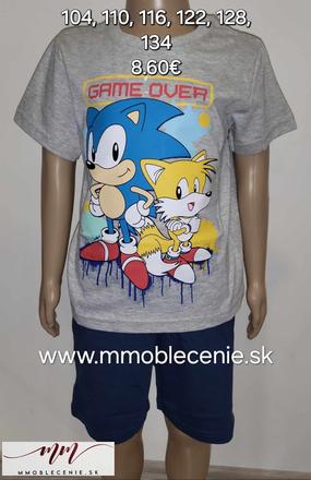 Pyžamo sonic, disney,104 - 134