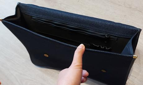 Modrá pánska taška 40 x 30 cm, 